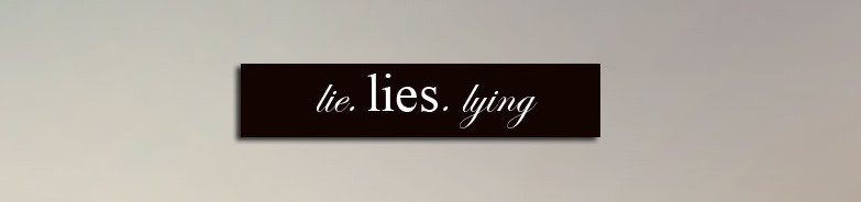 Lie._lies._lying